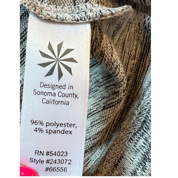 ATHLETA Destiny Techie Dress Size Small Gray Pockets Round Neck Long Sleeve - Picture 9 of 11